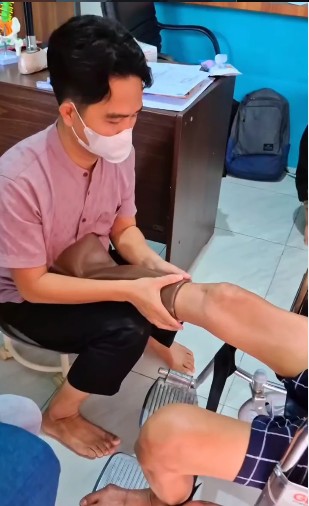 Workshop pembuatan kaki palsu Jambi